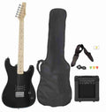 Black Electric Guitar with Amp and Case L40879