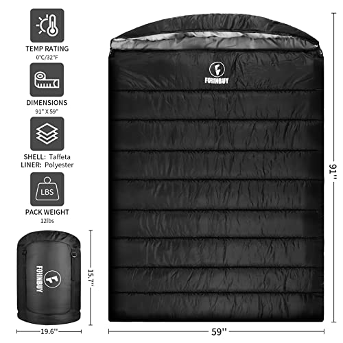 Queen Size 2 Person Sleeping Bag L141