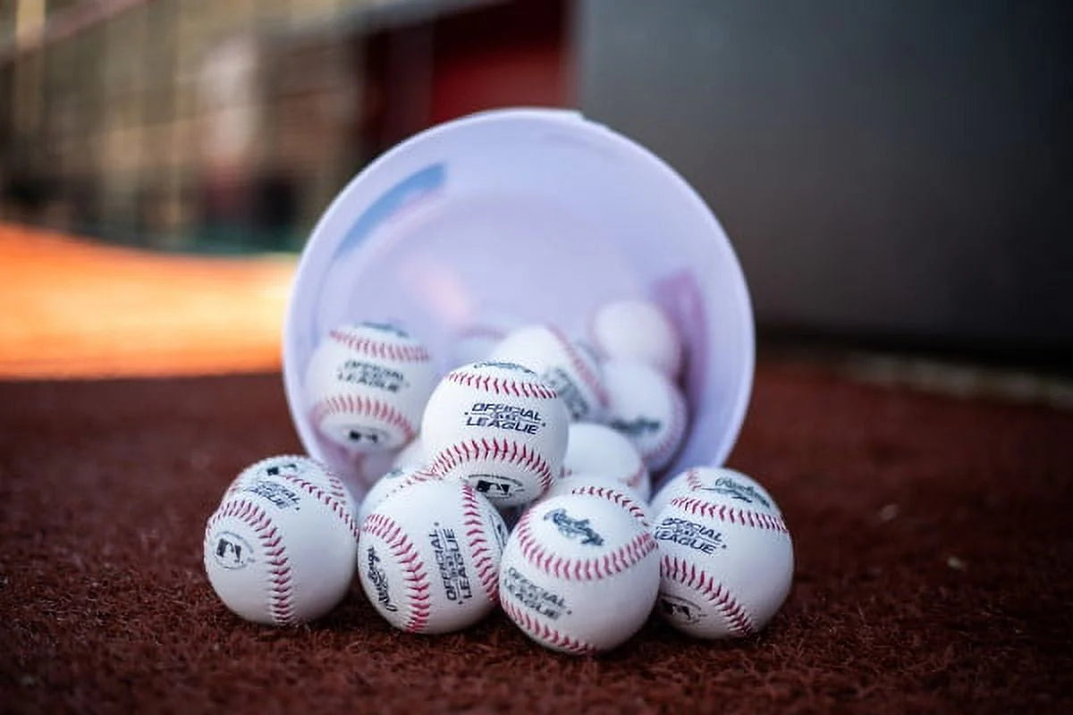 (24 Pack) Rawlings Bucket of Official League Recreational Grade OLB3 Baseballs S661