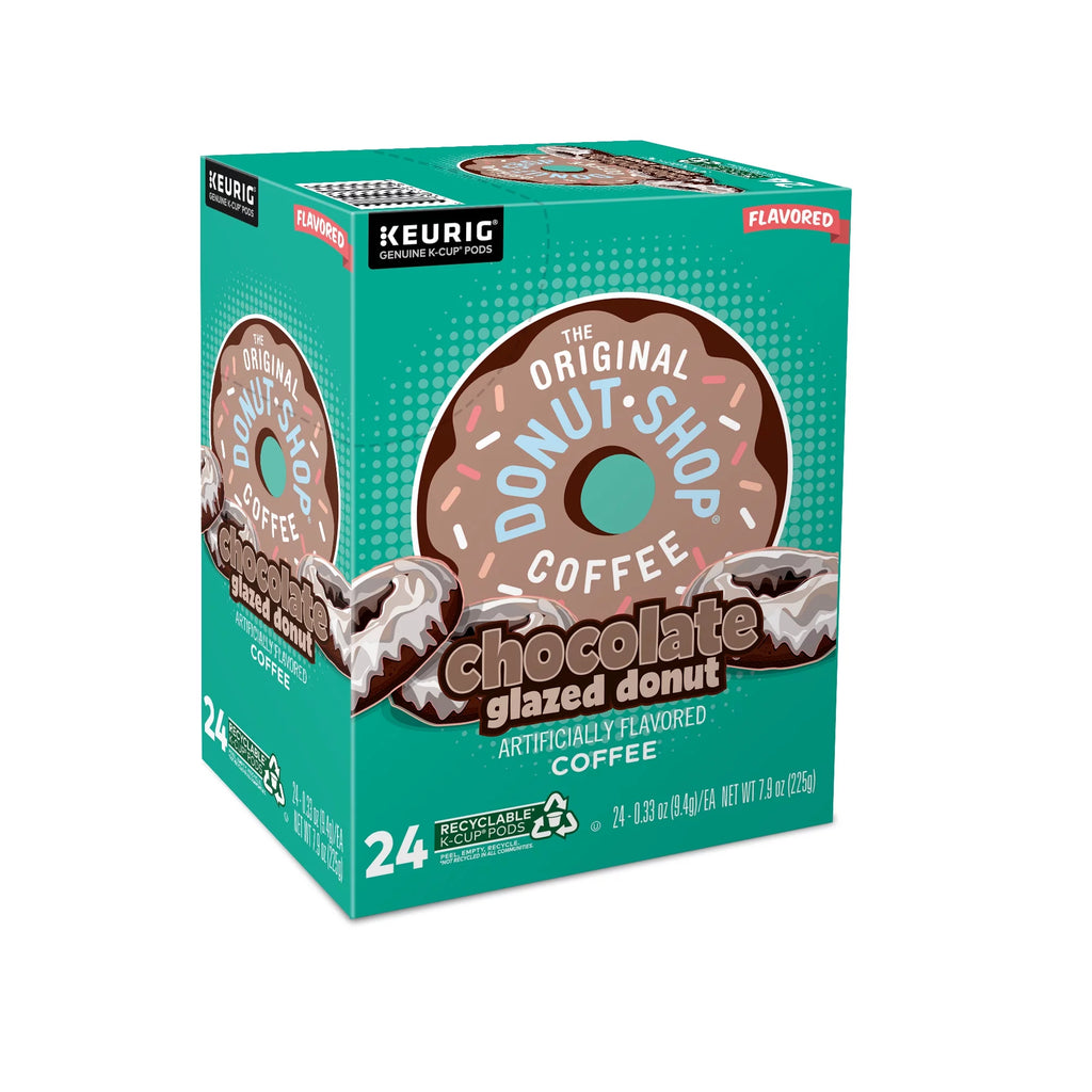 Chocolate Glazed Donut Medium Roast Coffee K-Cup Pods, 24 Count O4641