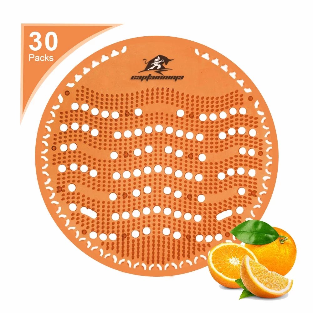 30 Pack Urinal Screens Deodorizer Air Fresheners Floral Scent V65717