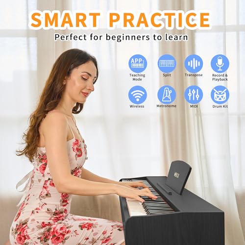 Black 88 Key Fully Weighted Hammer Action Digital Piano B483389