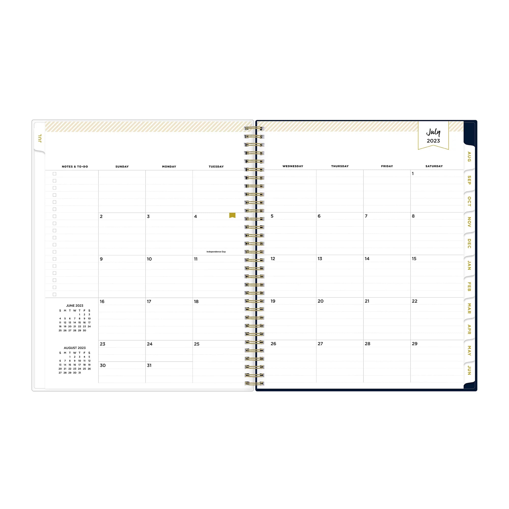 8.5x11 Weekly Monthly Planner W8038