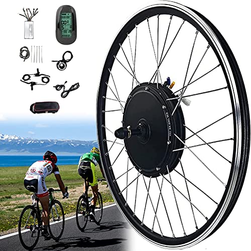 48V 1000W Front Motor Electric Bike Conversion Kit with KT-LCD6 Display P45670
