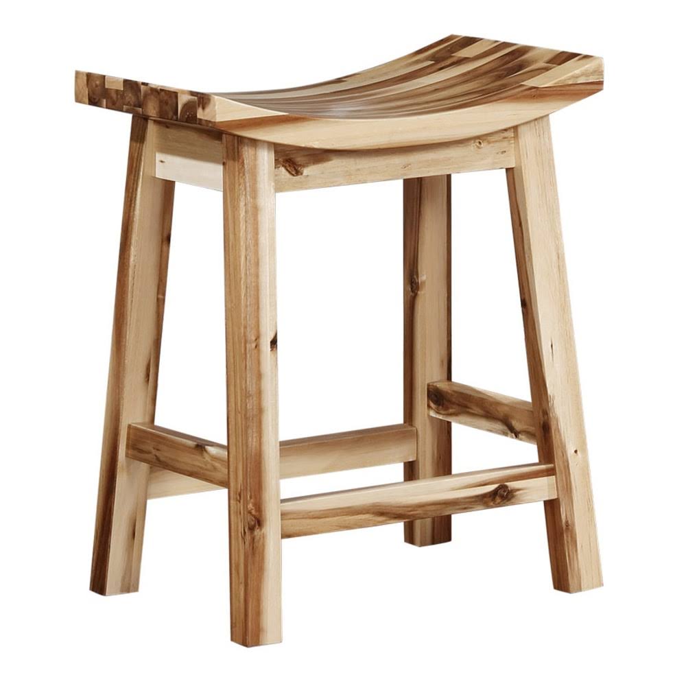 Natural Saddle Counter Stool G16607