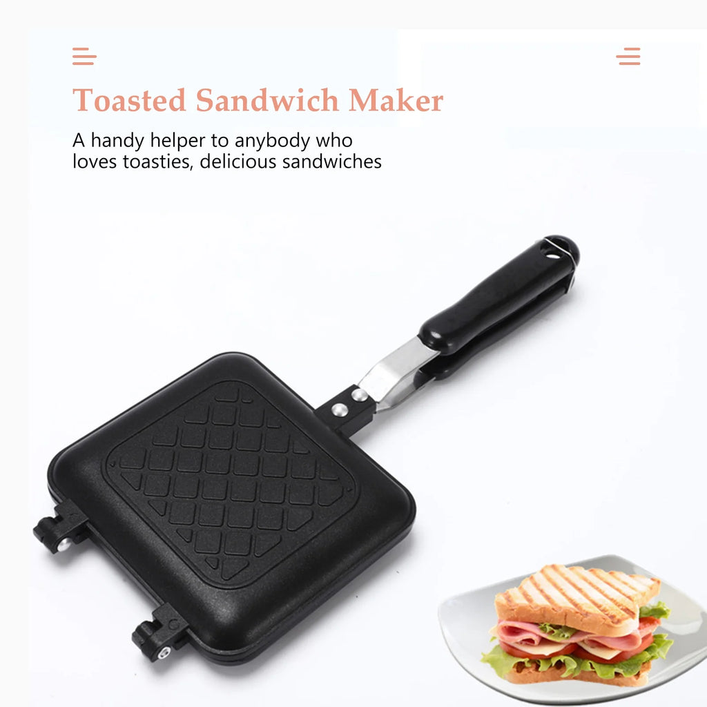 Toasted Sandwich Maker with Non-stick Plates and Insulated Handle X8178