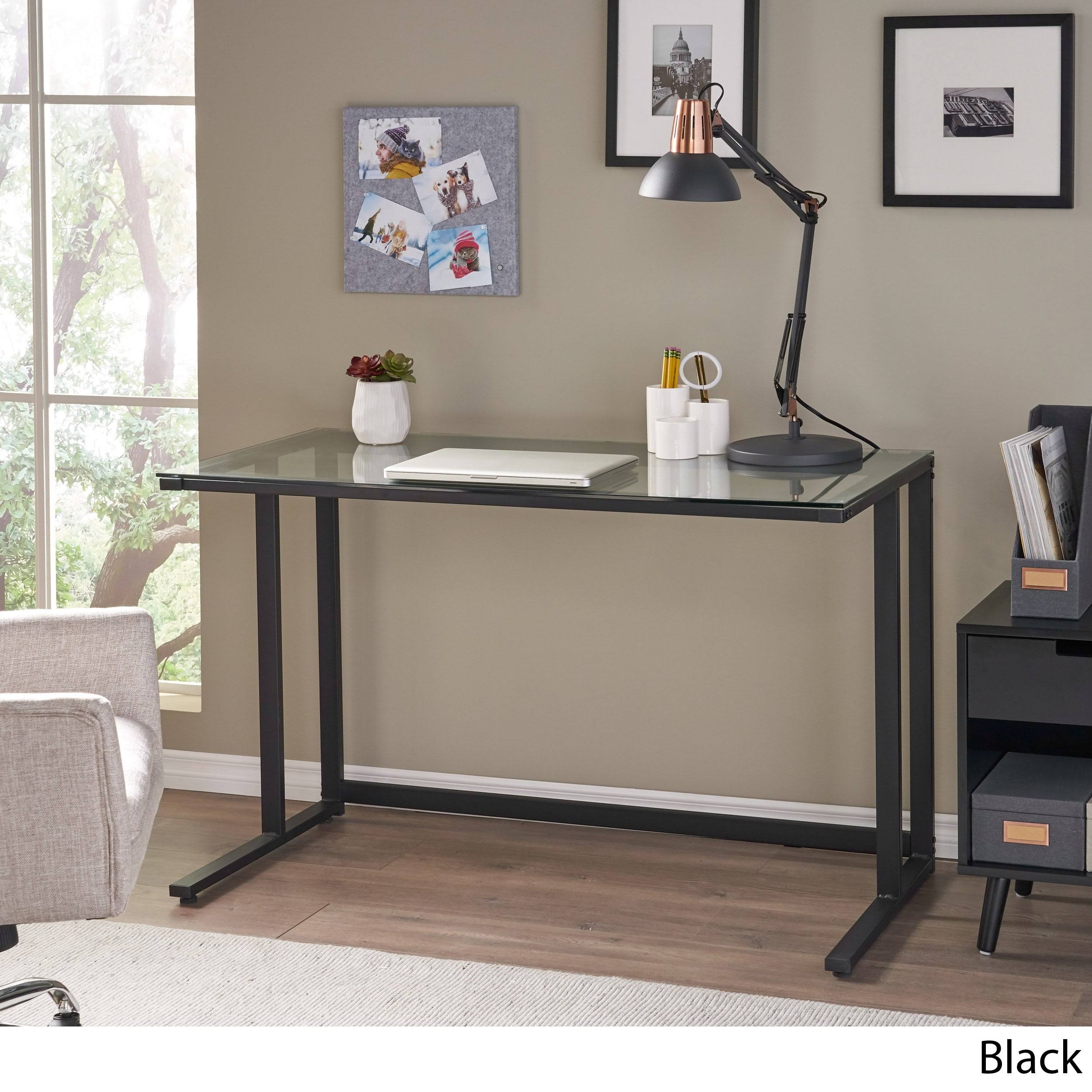 Glass Computer Desk D5818