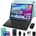 11 Inch Android Tablet with 16GB+256GB+1TB Expand, 8600mAh, Octa-Core 2.0 GHz, 5G WiFi, Dual Camera, Bluetooth 5.0, HD Screen with Keyboard Mouse - Grey Z94037