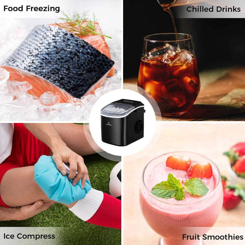 Black Self-Cleaning Ice Maker F961479