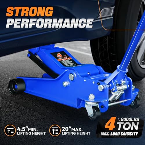 4 Ton Low Profile Steel Hydraulic Floor Jack L494