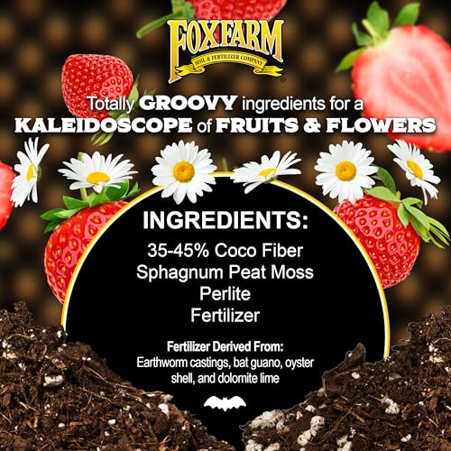 Strawberry Fields Fruiting & Flowering Potting Soil, 1.5cu ft F800