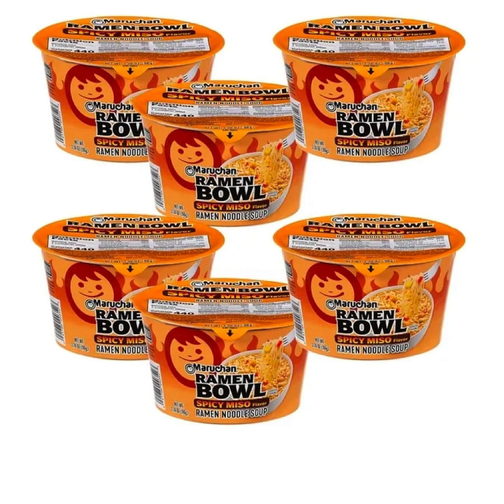 Spicy Miso Noodles Soup 3.38 ounce (6 Count) W84482