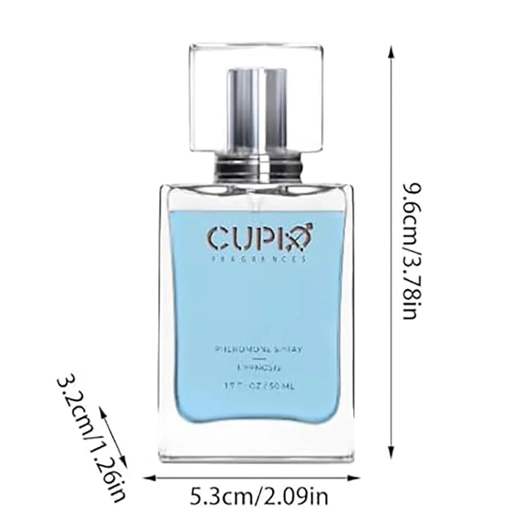 Cupid Hypnosis Cologne Long-lasting Fragrances Natural Herbal Woody Fragrance for Men (2 Bottles) L99927