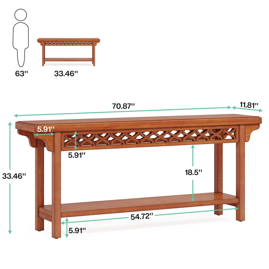 70.8 inch Solid Wood Console Table P24422
