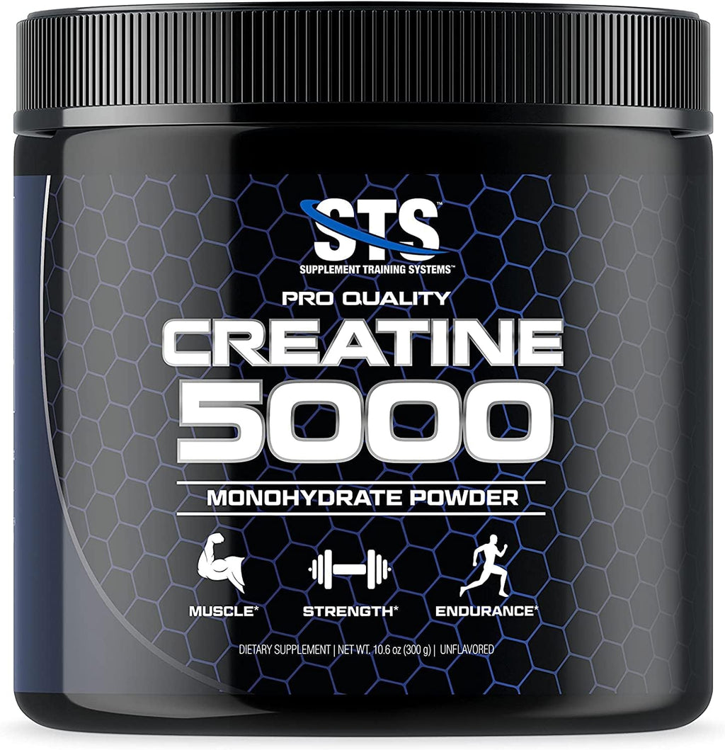 100% Pure Creatine Monohydrate Powder, 300 Grams, 60 Servings C413