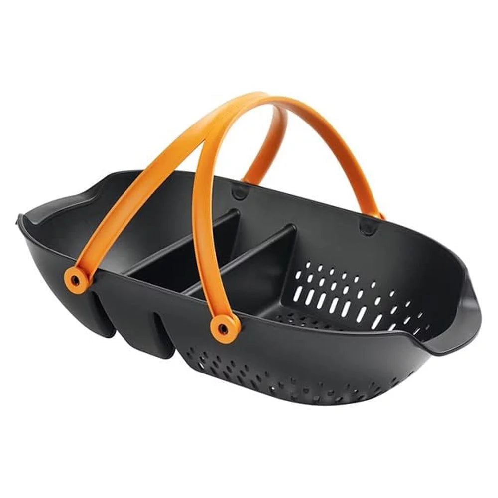 Black Durable Plastic Garden Harvest Basket G482417
