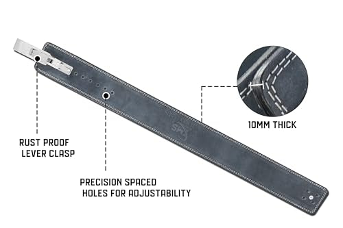 10mm Thick 4" Wide Leather Weightlifting Belt L186083