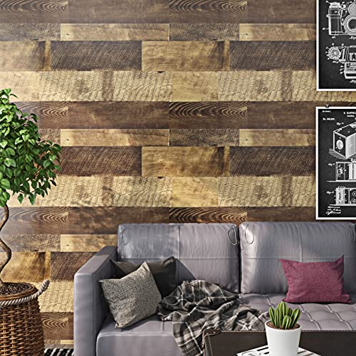24x394 Wood Floor Contact Paper Peel and Stick Vinyl Flooring Roll S359