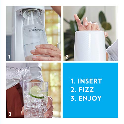 Black Sparkling Water Maker Bundle with CO2 and BPA Free Bottles E684