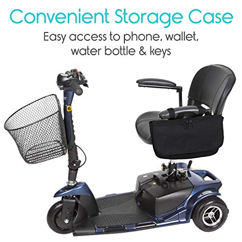 Wheelchair Carry Bag Arm Rest Pouch Side Storage Organizer L225899