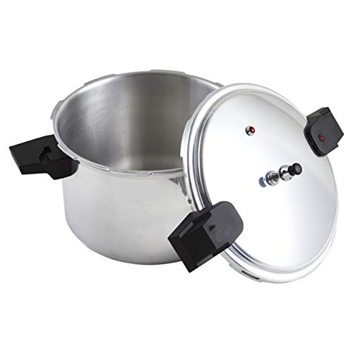 16-Quart Silver Aluminum Pressure Cooker O939446