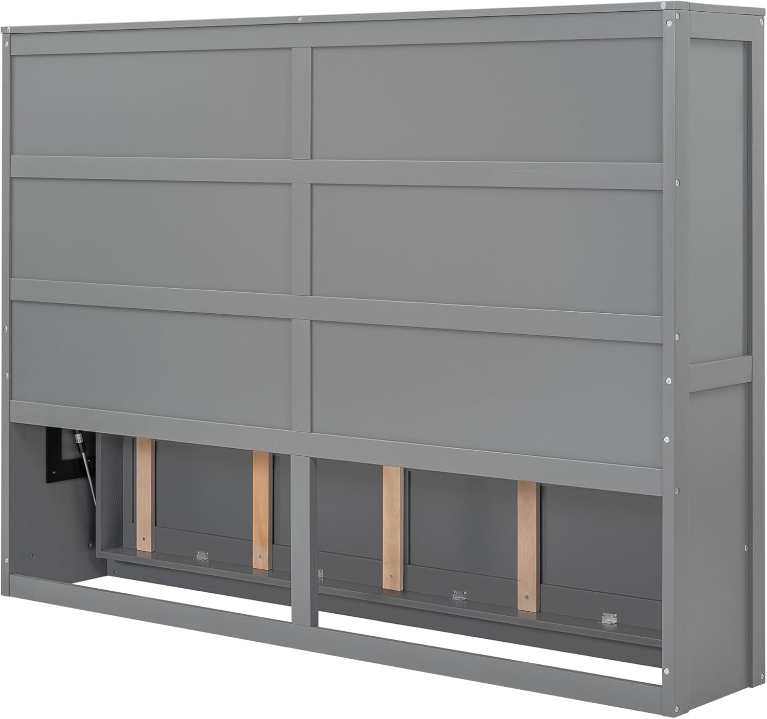 Gray Full Size Murphy Bed N6844
