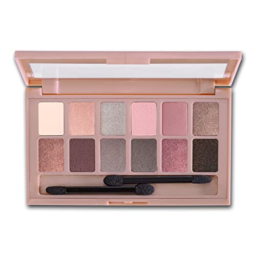 12 Pigmented Matte & Shimmer Eyeshadow Palette E4062
