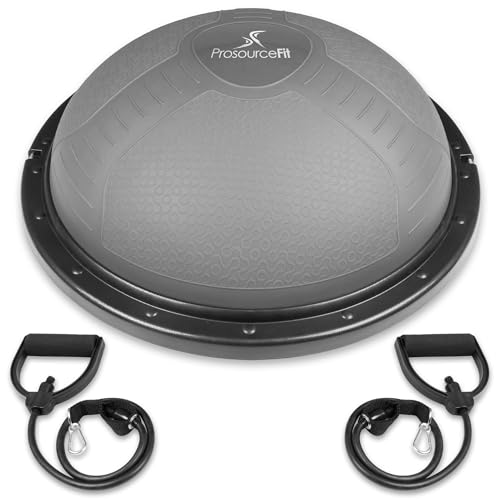 Half Ball Balance Trainer with Resistance Bands and Pump J96268