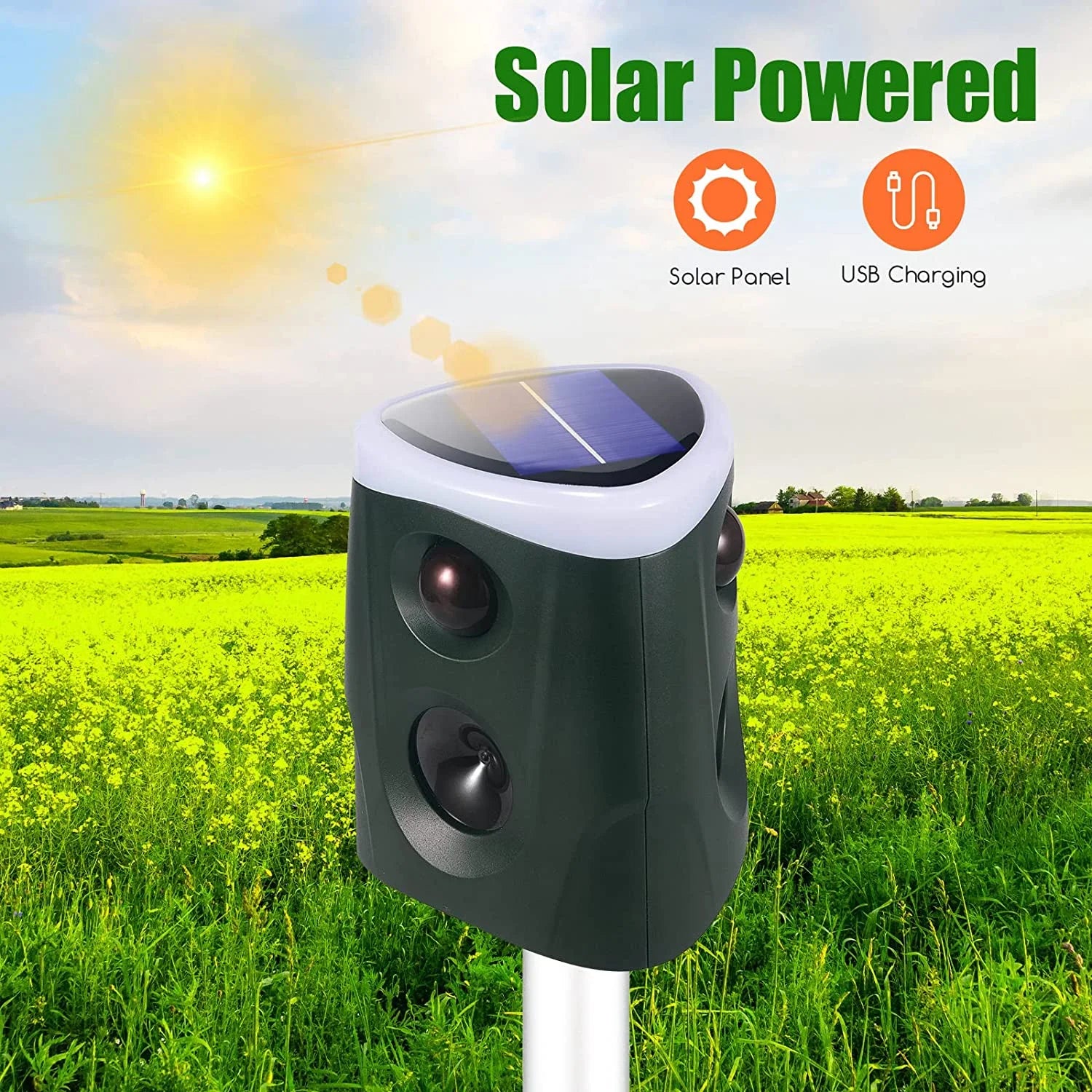 Ultrasonic Animal Repeller with PIR Sensor Z41001