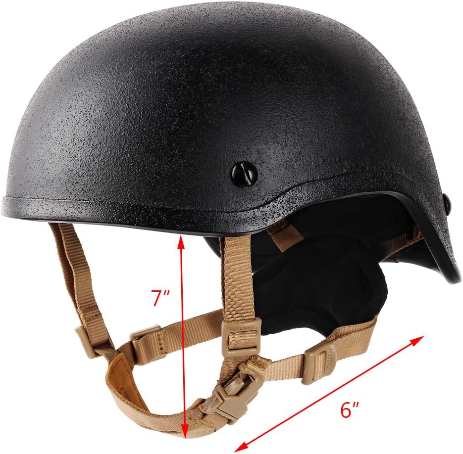 Tan 4 Points Helmet Chin Strap with Bolts and Screws P396023
