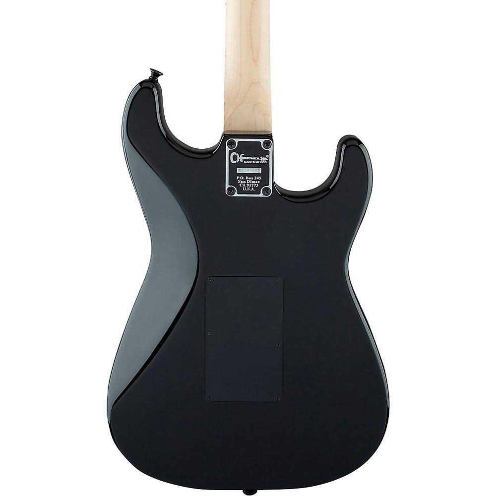 Black Left-Handed Electric Guitar B9574