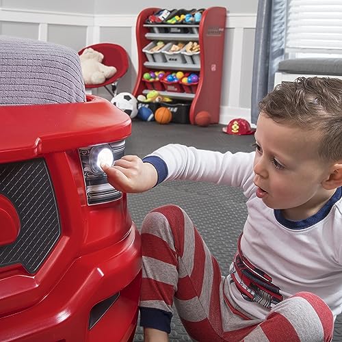 Red Toddler-to-Twin Race Car Bed M8310
