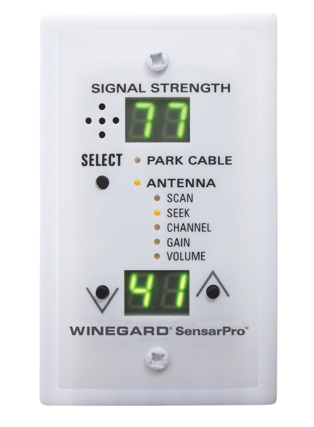White TV Signal Meter B63068