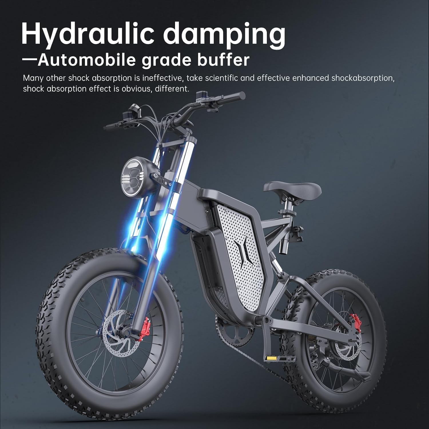2000W 35AH Removable Battery 20" Mountain Electric Bike U4010