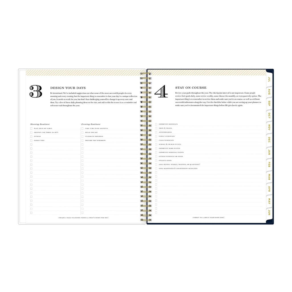 8.5x11 Weekly Monthly Planner W8038