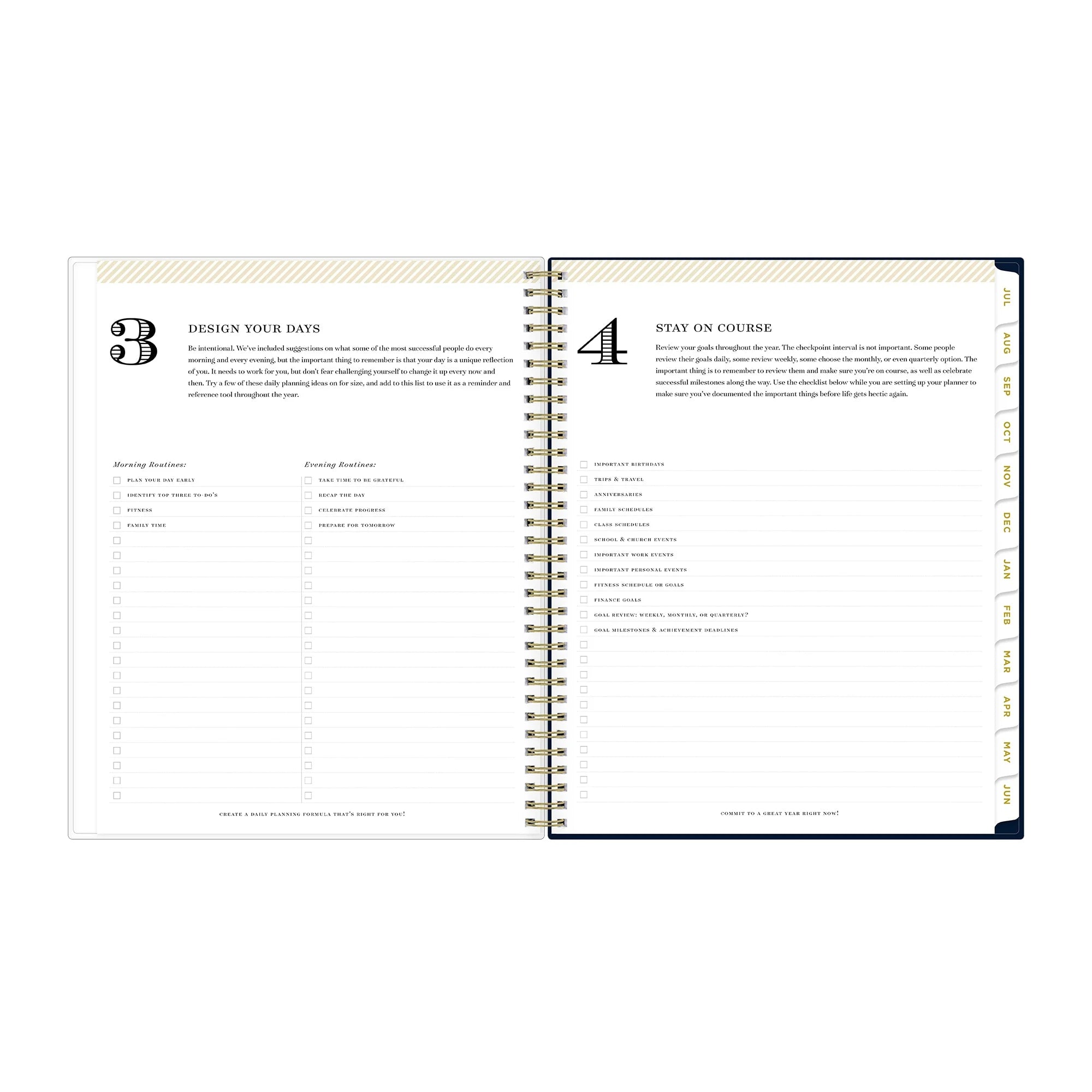 8.5x11 Weekly Monthly Planner W8038