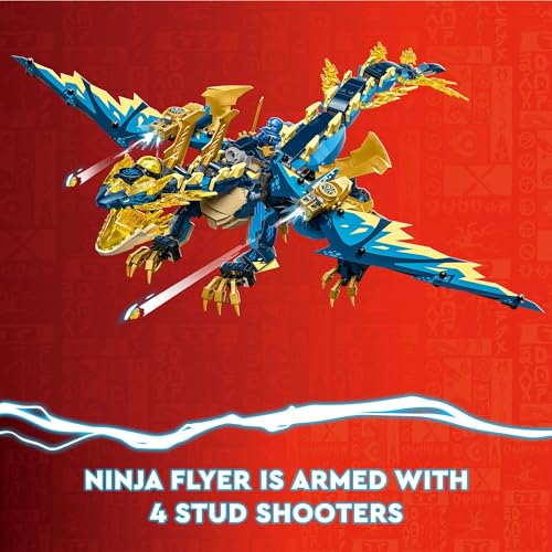 Building Toy Set with Dragon, Mech, Ninja Flyer and 6 Minifigures S179740