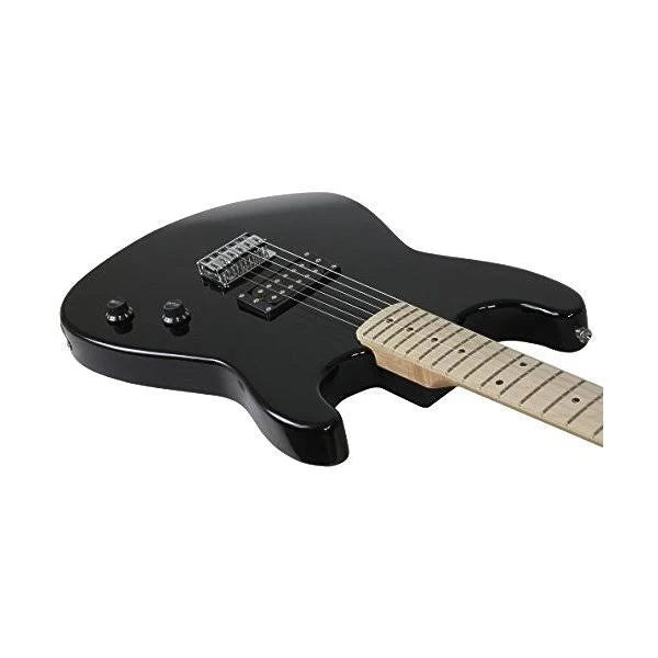Black Electric Guitar with Amp and Case L40879