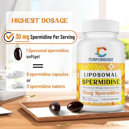 120 Softgels Spermidine Supplement E783