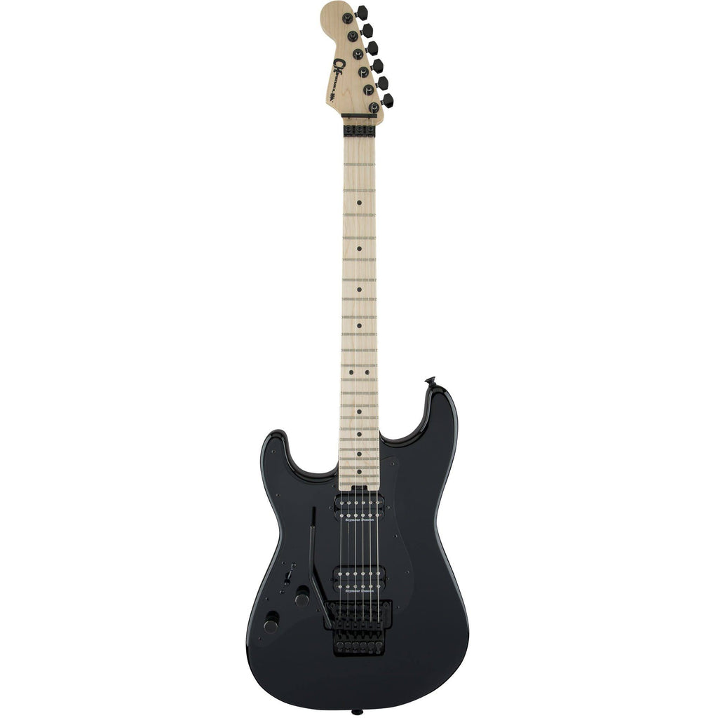 Black Left-Handed Electric Guitar B9574