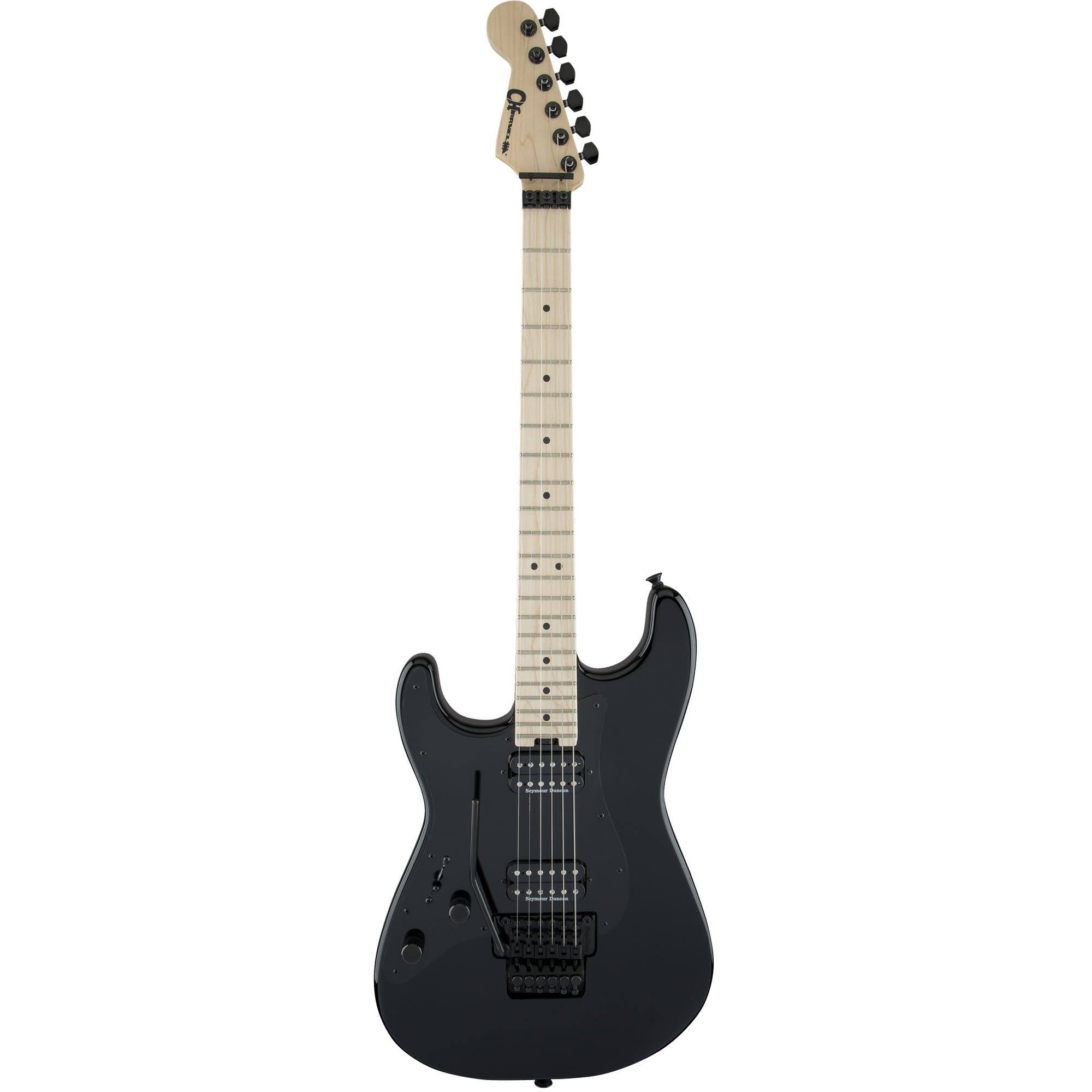 Black Left-Handed Electric Guitar B9574