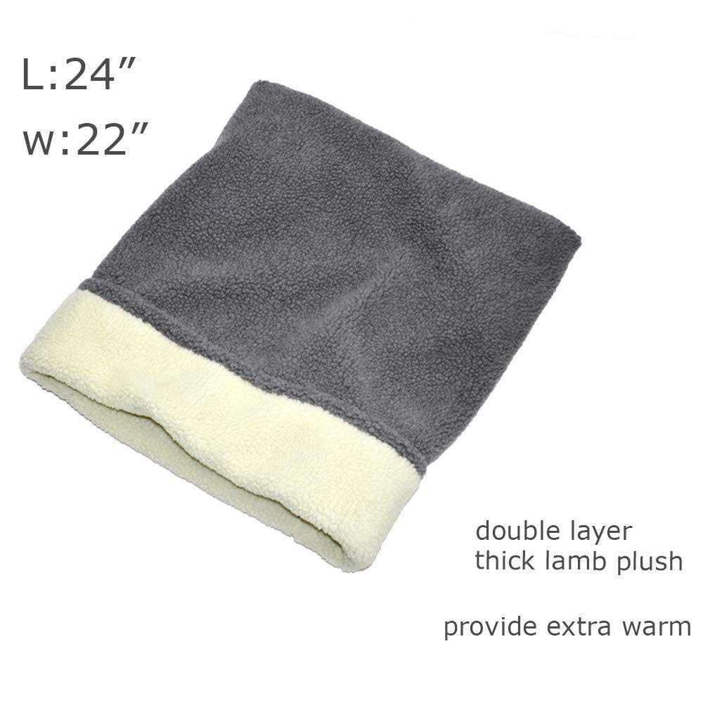 Cat Bed Cave Sleeping Bag Pet Mat Self Warming Pad Sack O12507