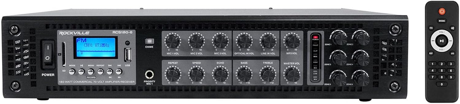 6 Zone Home Audio System with 14 Ceiling Speakers R917860