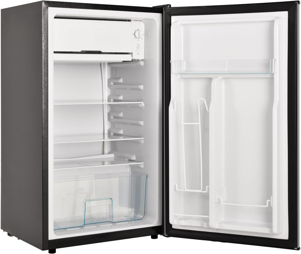 3.1 Cu. Ft. Mini Fridge with Freezer, Silver D48710