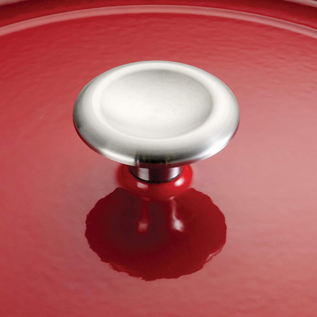 Enameled Cast Iron 3-Quart Saucier Gradated Red M9260
