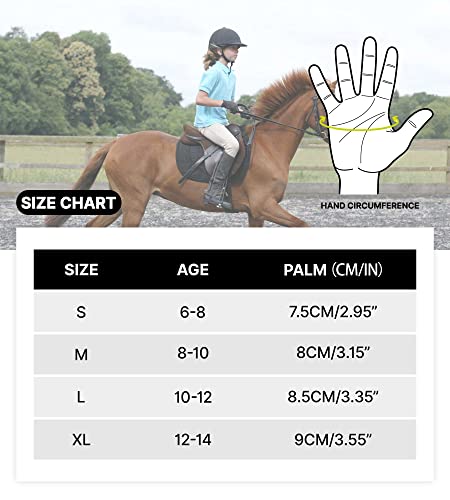 Kids Horse Riding Gloves R580
