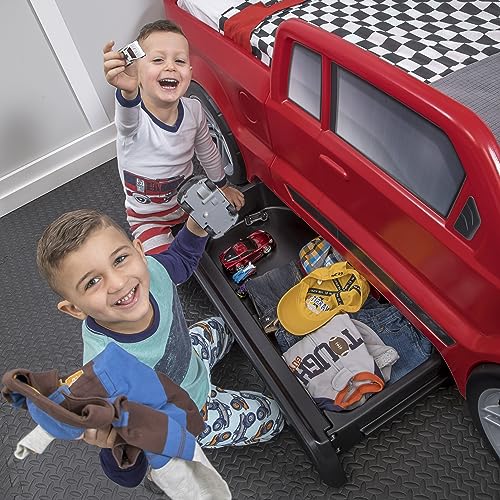 Red Toddler-to-Twin Race Car Bed M8310