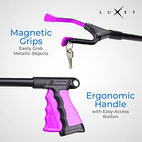 32" Steel Foldable Pick Up Stick with Magnetic Tip A89225