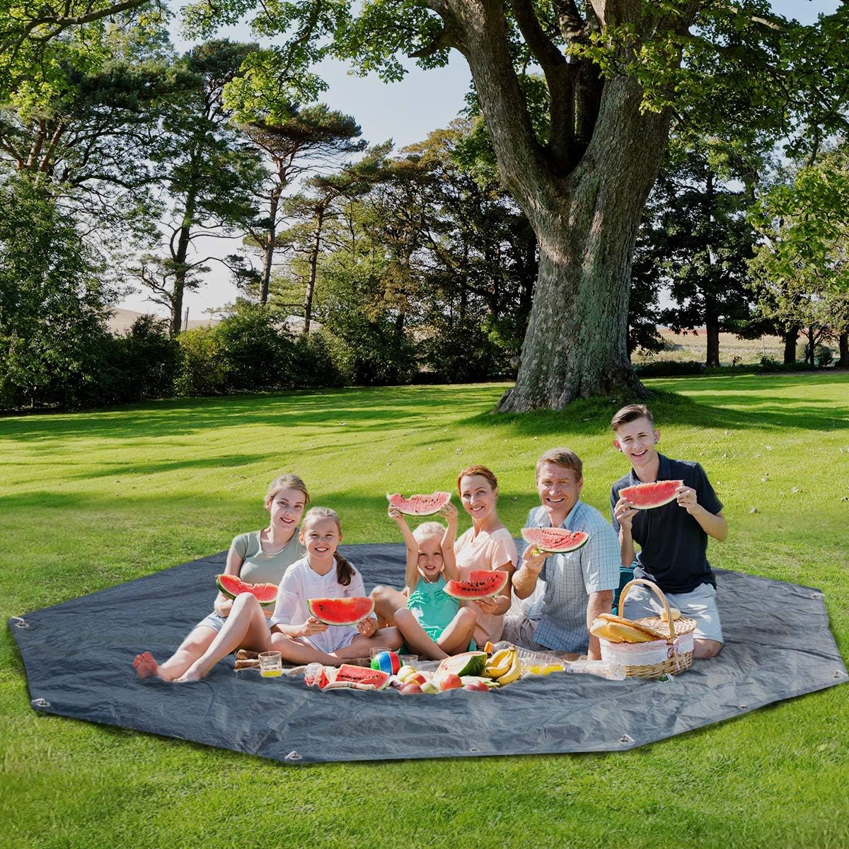 Beige 12'x12' Pop Up Screen House Tent C403936