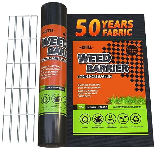 3.2oz Heavy Duty Weed Barrier Landscape Fabric H6263